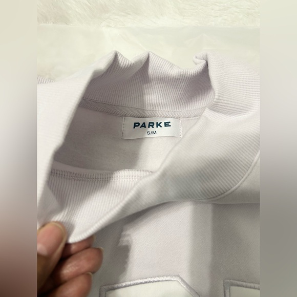 Parke Varsity Fleece Lined Mock Neck Sweatshirt- L/XL & S/M - Picture 16 of 17